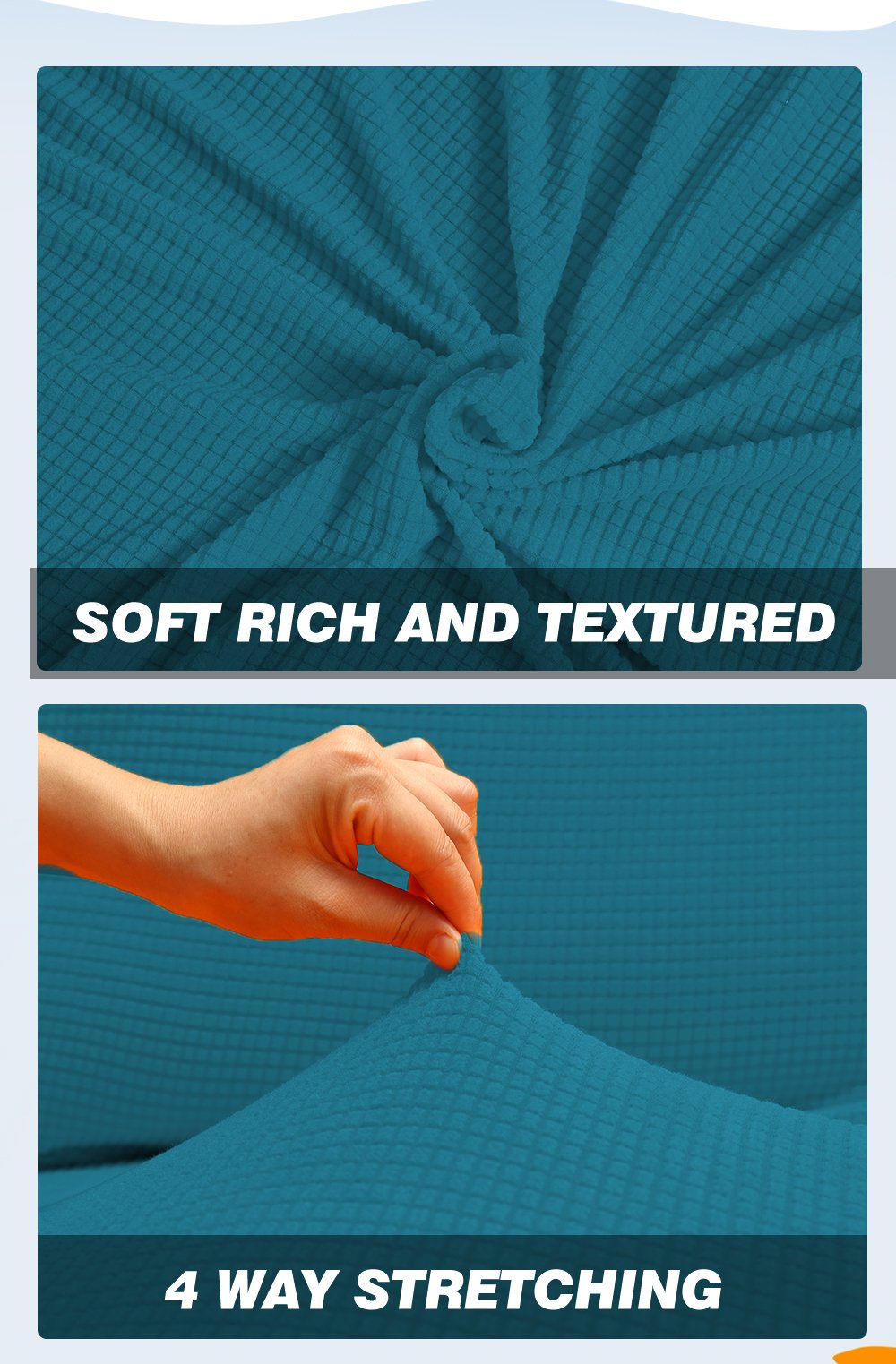 living room Couch Stretch Sofa Lounge Cover Protector Slipcover 2 Seater Green