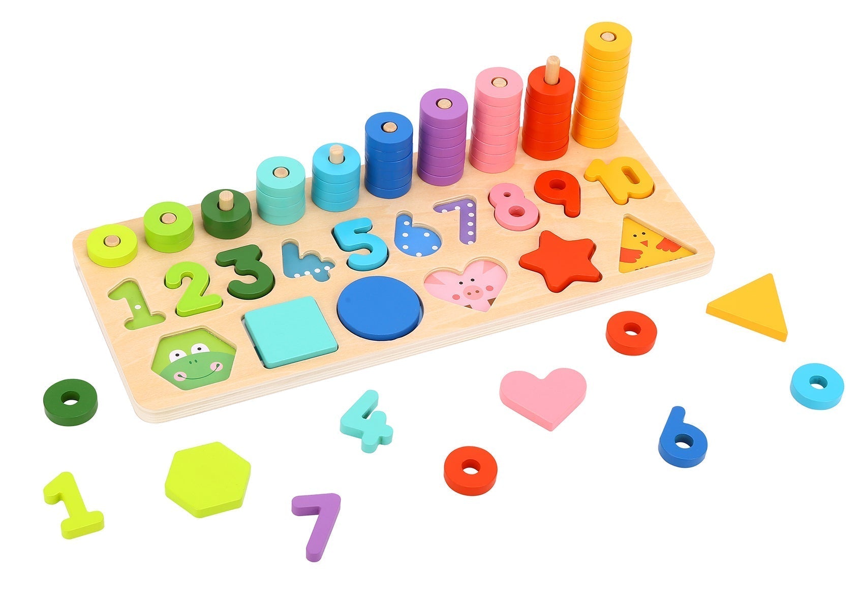 Counting Stacker With Shapes
