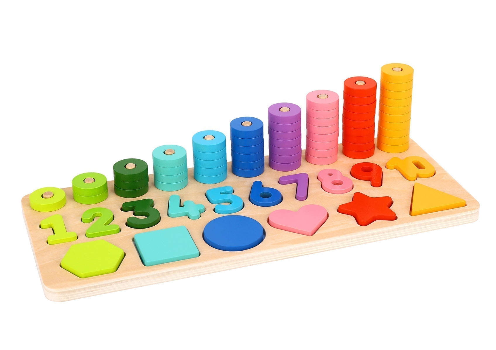 Counting Stacker With Shapes