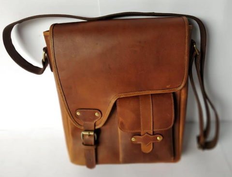 50% Crafted Leather Cross Body Bag