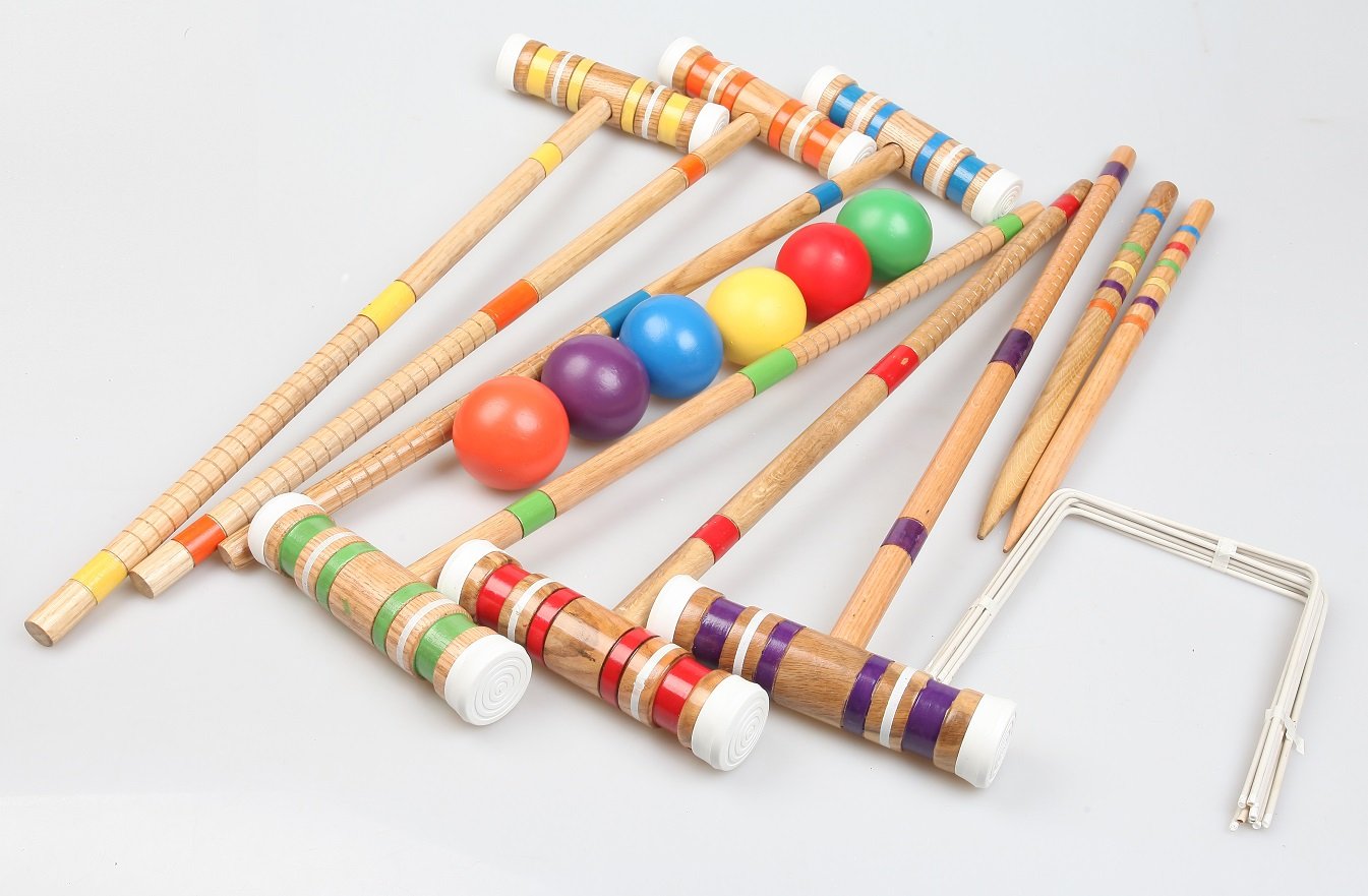 Fatherday- Gift & Novelty Croquet Set - Up to 6 Players