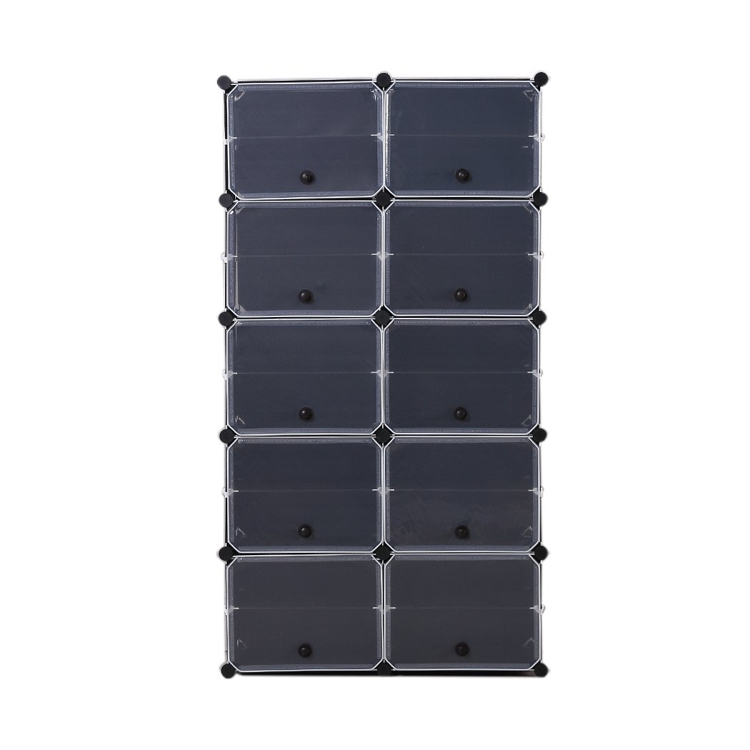 Bedroom Cube Cabinet Shoe Storage Cabinet 10 Tier