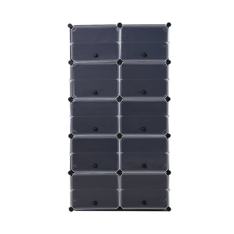 Cube Cabinet Shoe Storage Cabinet 10 Tier