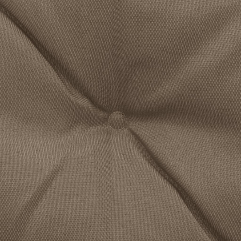Cushion for Swing Chair Taupe 100 cm Fabric