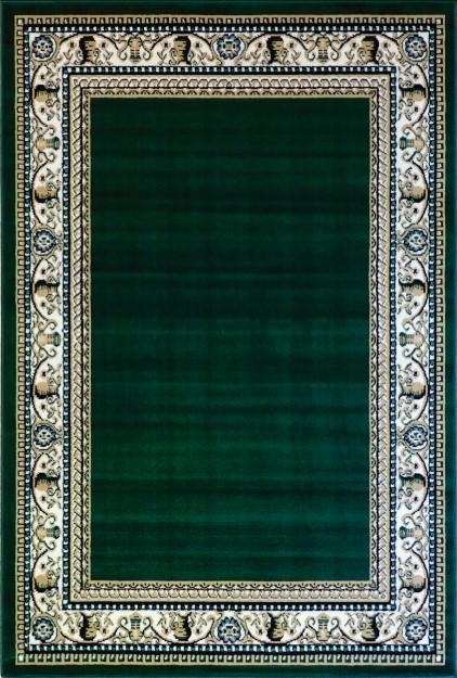 idropship table 9 Dark green traditional quality rug c171012/350