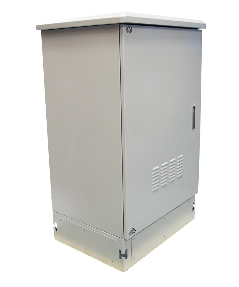 Deep Grey Outdoor Freestanding Ventilated Cabinet.