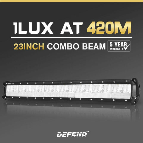 DEFEND INDUST 23inch Cree LED Light Bar Combo Driving Lamp Offroad 4x4 22"23"