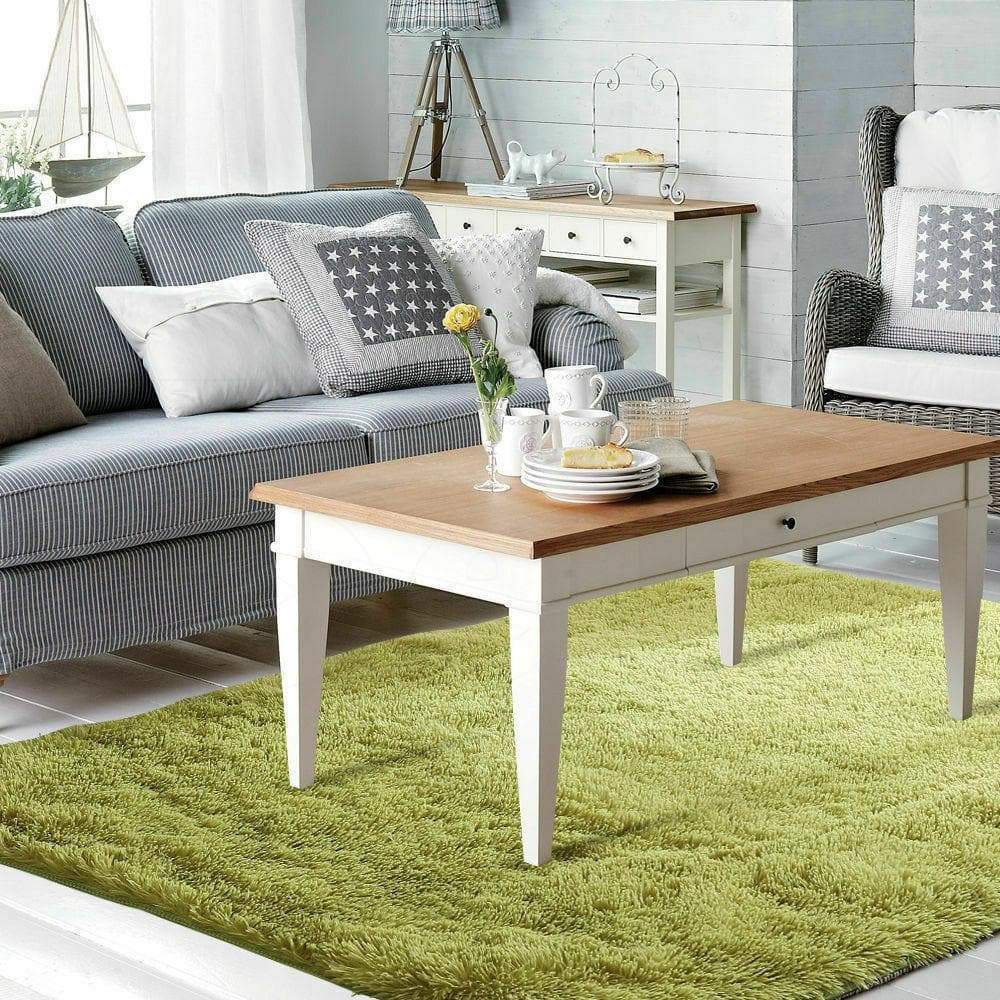 living room Designer Soft Shag Shaggy Floor Confetti Rug Carpet Home Decor 120x160cm Green