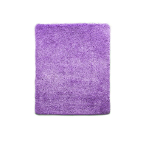 Designer Soft Shag Shaggy Floor Confetti Rug Carpet Home Decor 80x120cm Purple