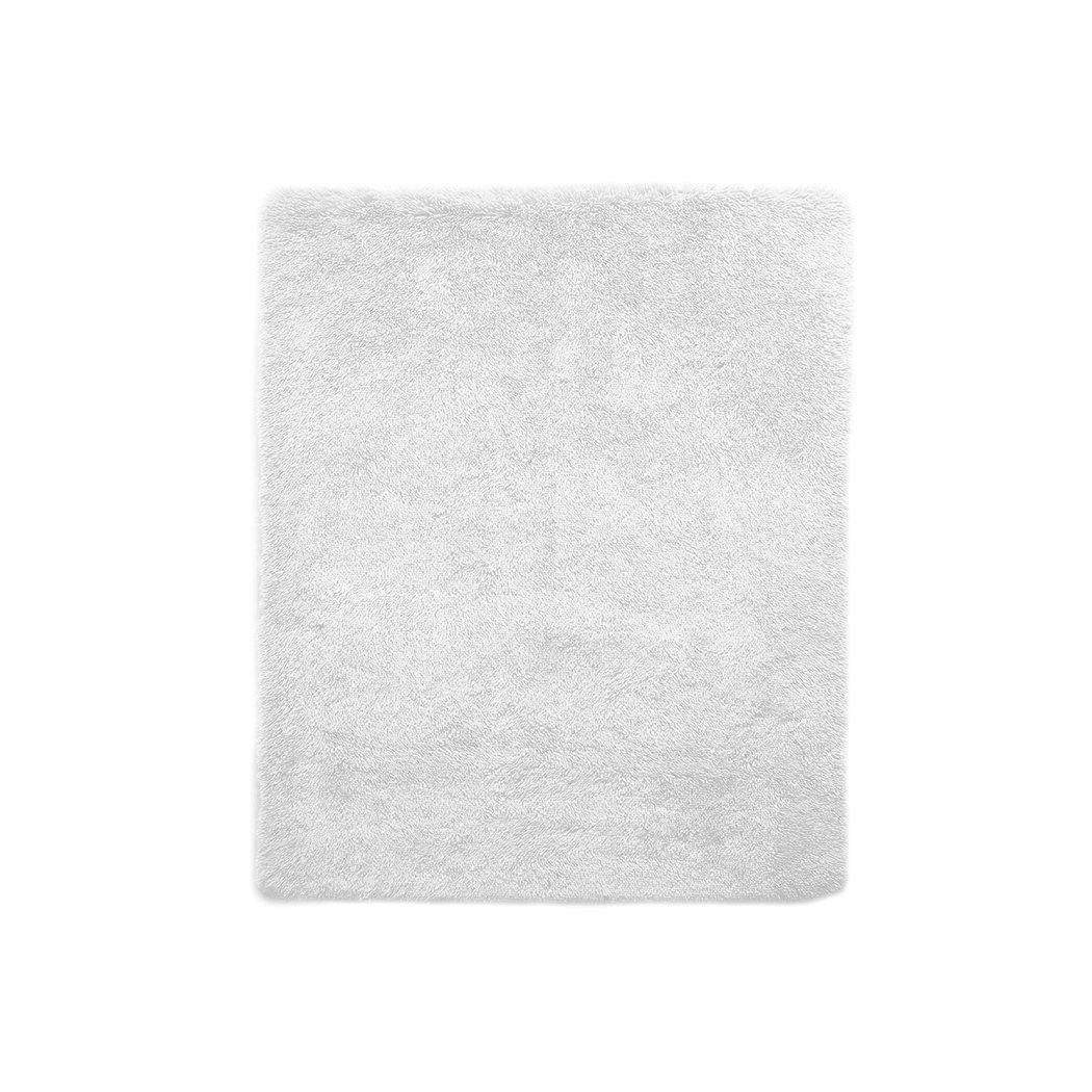 living room Designer Soft Shag Shaggy Floor Confetti Rug Carpet Home Decor 80x120cm White