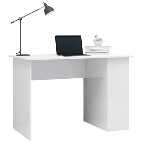 Desk High Gloss White - Chipboard