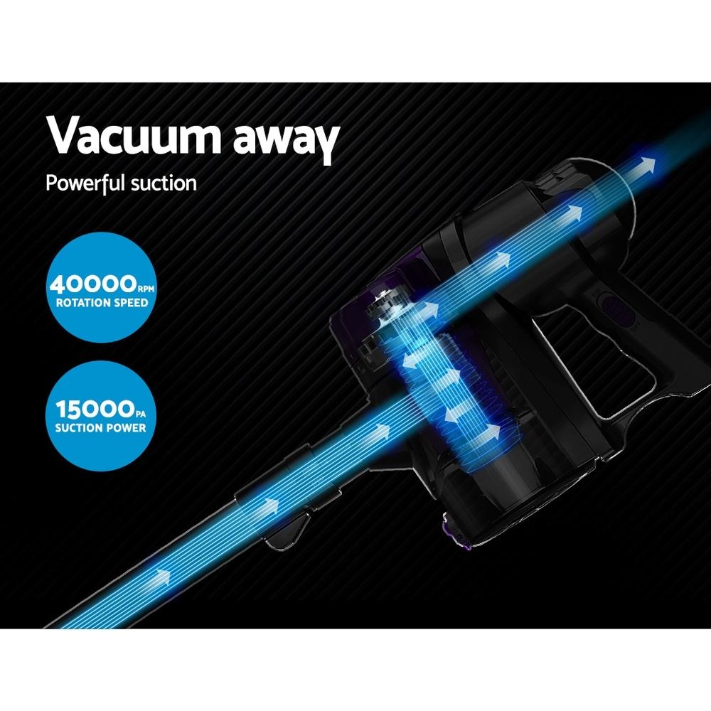 Vacuum Cleaners Devanti Corded Handheld Bagless Vacuum Cleaner - Purple and Silver