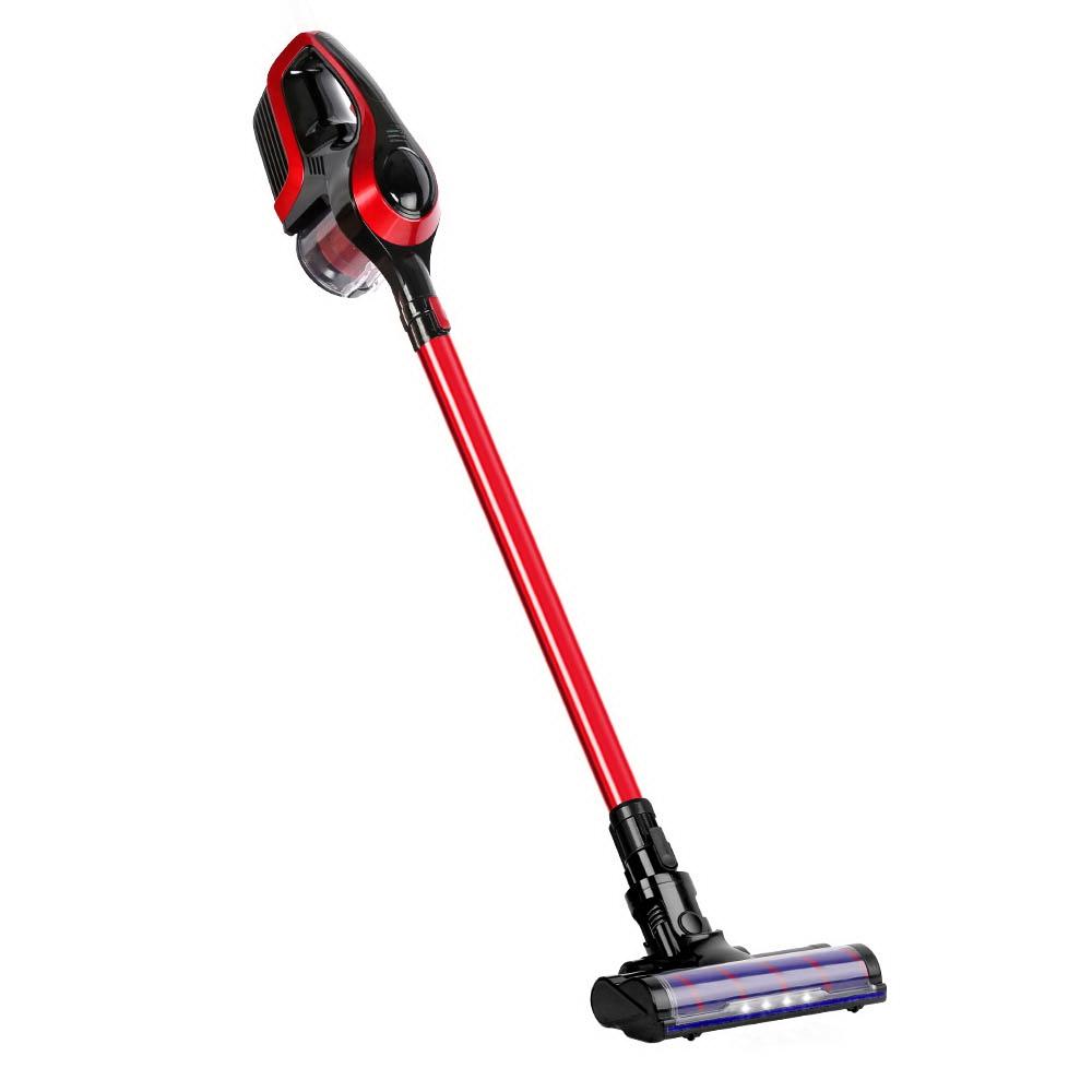 early sale simpledeal Devanti Cordless 150W Handstick Vacuum Cleaner - Red and Black