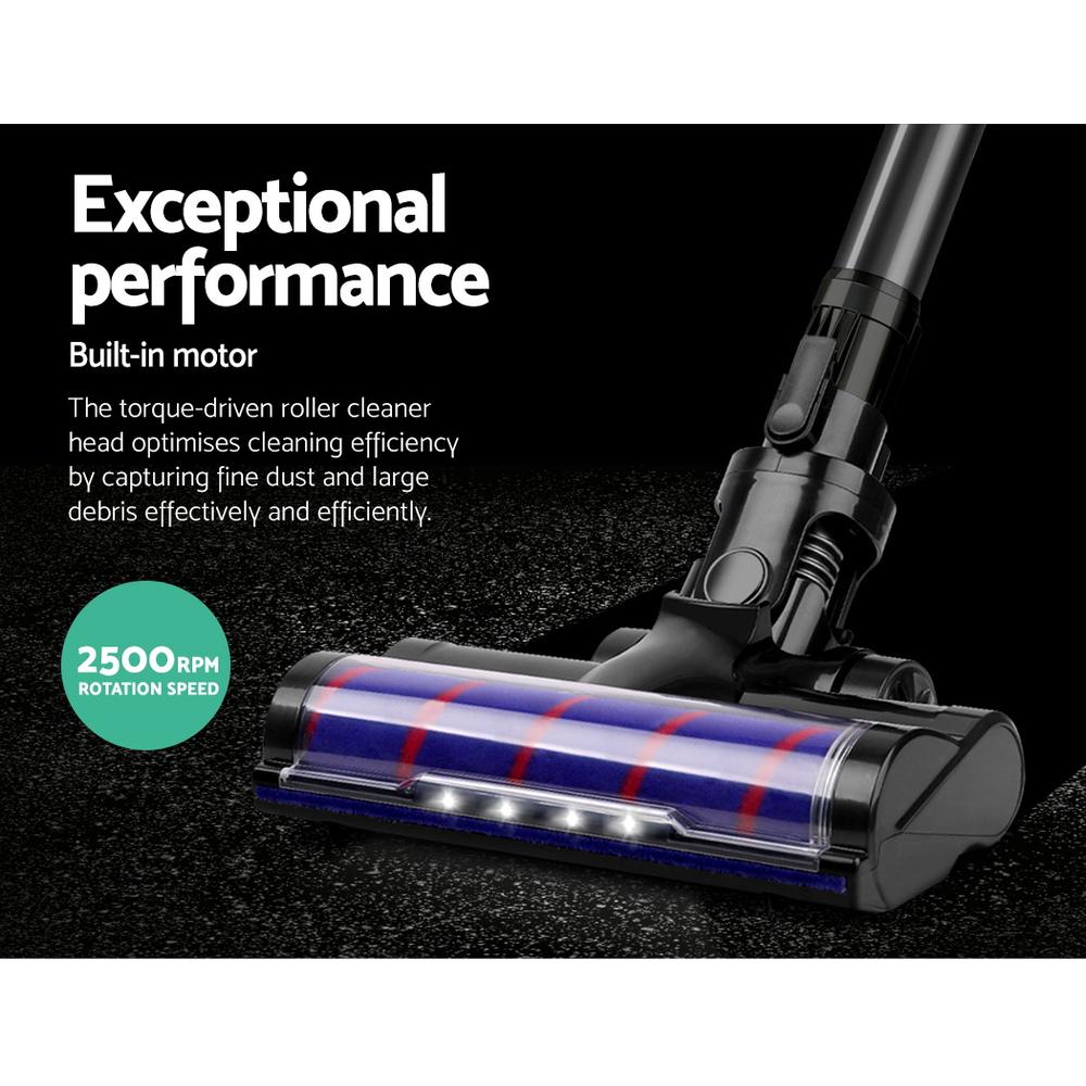 early sale simple deal Devanti Cordless Handstick Vacuum Cleaner Head- Black