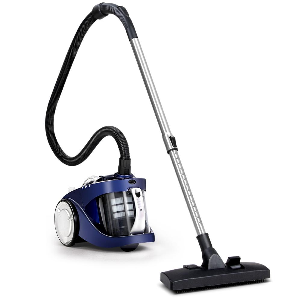 Vacuum Cleaners Devanti Vacuum Cleaner Bagless Cyclone Cyclonic Vac Home Office Car 2200W Blue