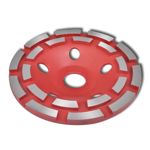vidaxl20- Diamond Grinding Cup Wheel Double Row 180mm