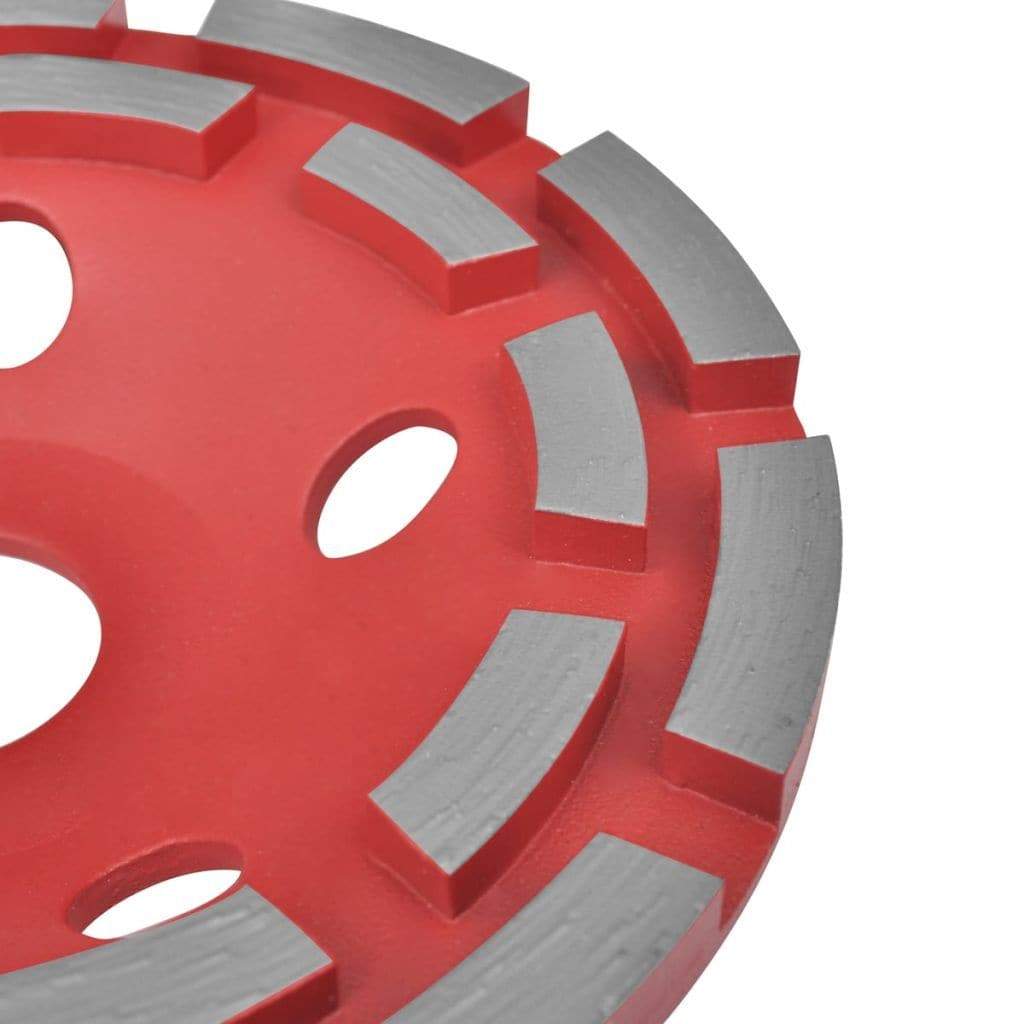 vidaxl20- Diamond Grinding Cup Wheel Double Row 180mm