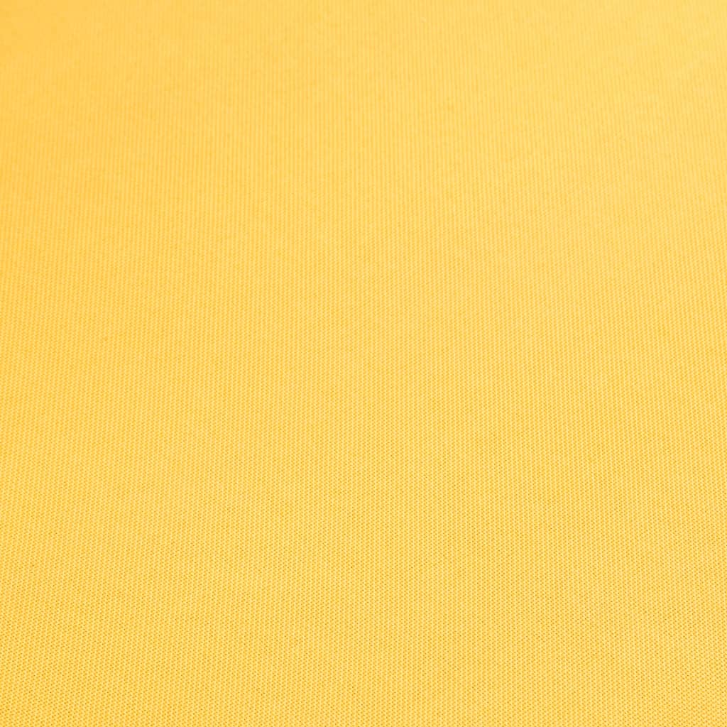 Dining Chairs 2 pcs Yellow Fabric
