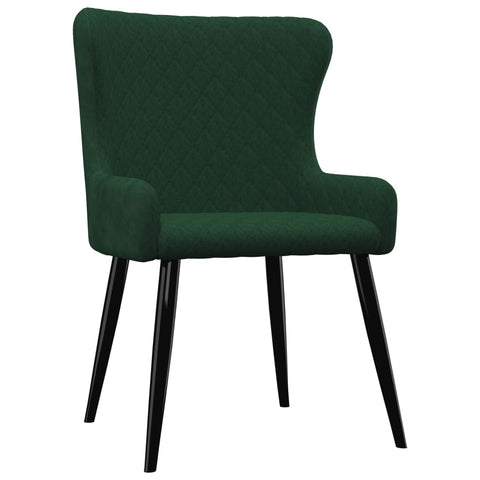 Dining Chairs 4 pcs Green Velvet