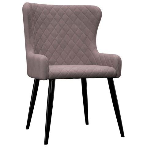 Dining Chairs 4 pcs Pink Velvet