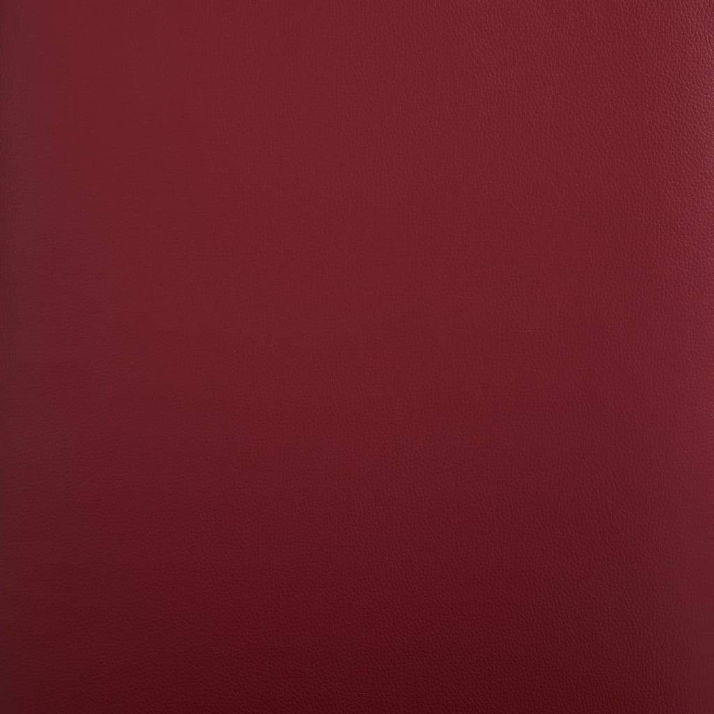 Dining Chairs 4 pcs Red Faux Leather