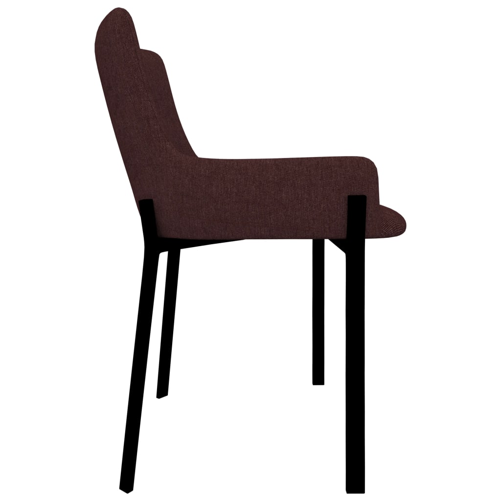 Dining Chairs 4 pcs Wine Fabric