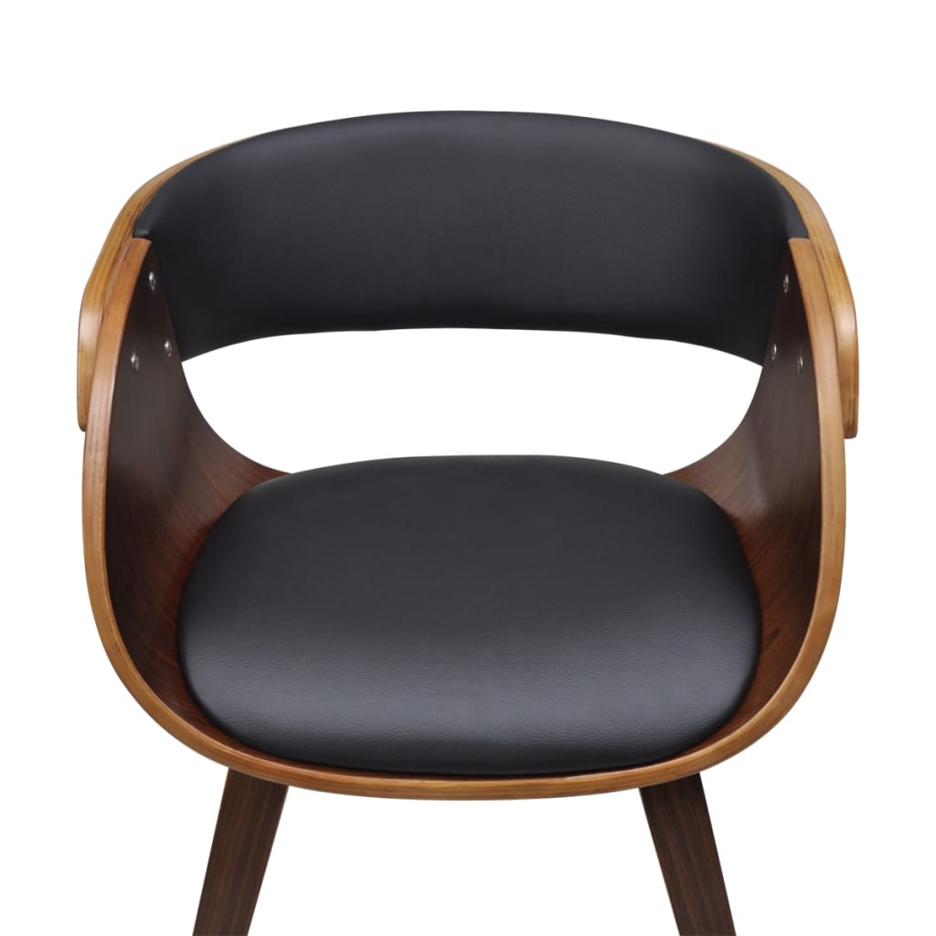 Dining Chairs 6 pcs Brown Leather