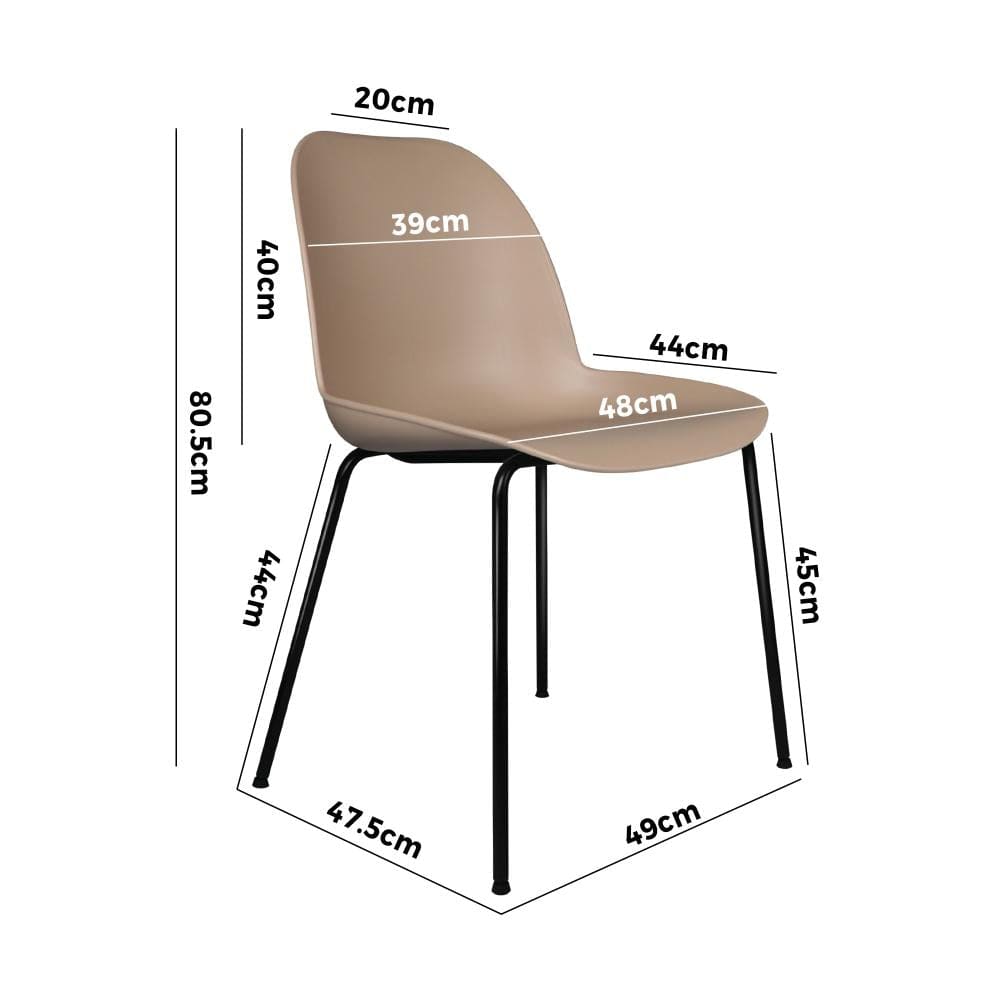 Dining Chairs Kitchen Chair Exclusive Lounge Room Metal Plastic
