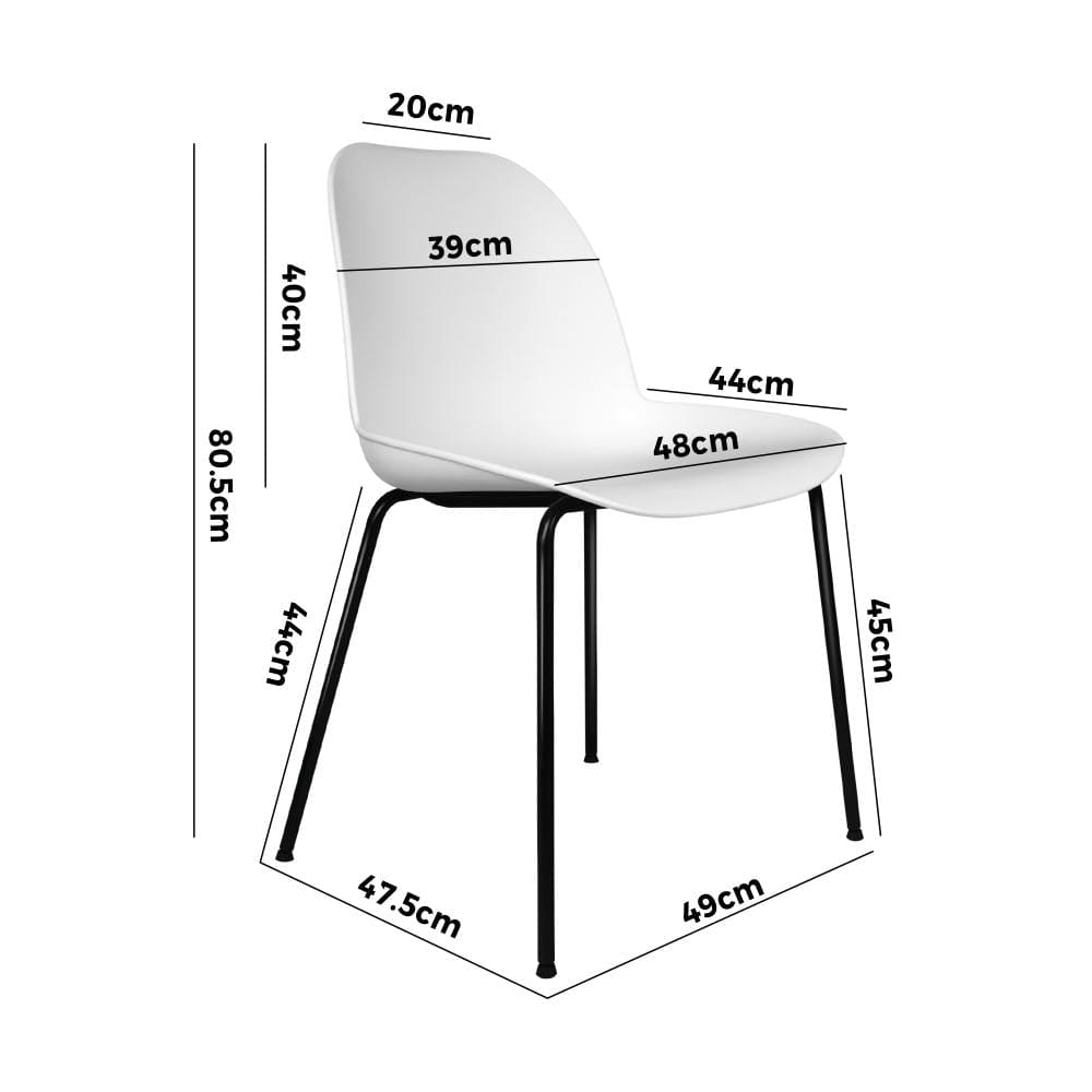 Dining Chairs Kitchen Chair Exclusive Lounge Room Metal Plastic