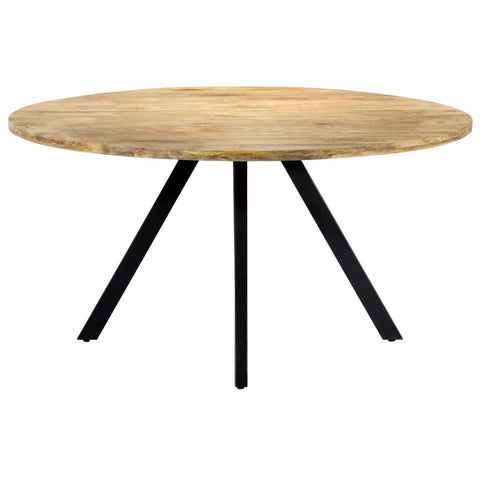 Dining Table Round Solid Mango Wood