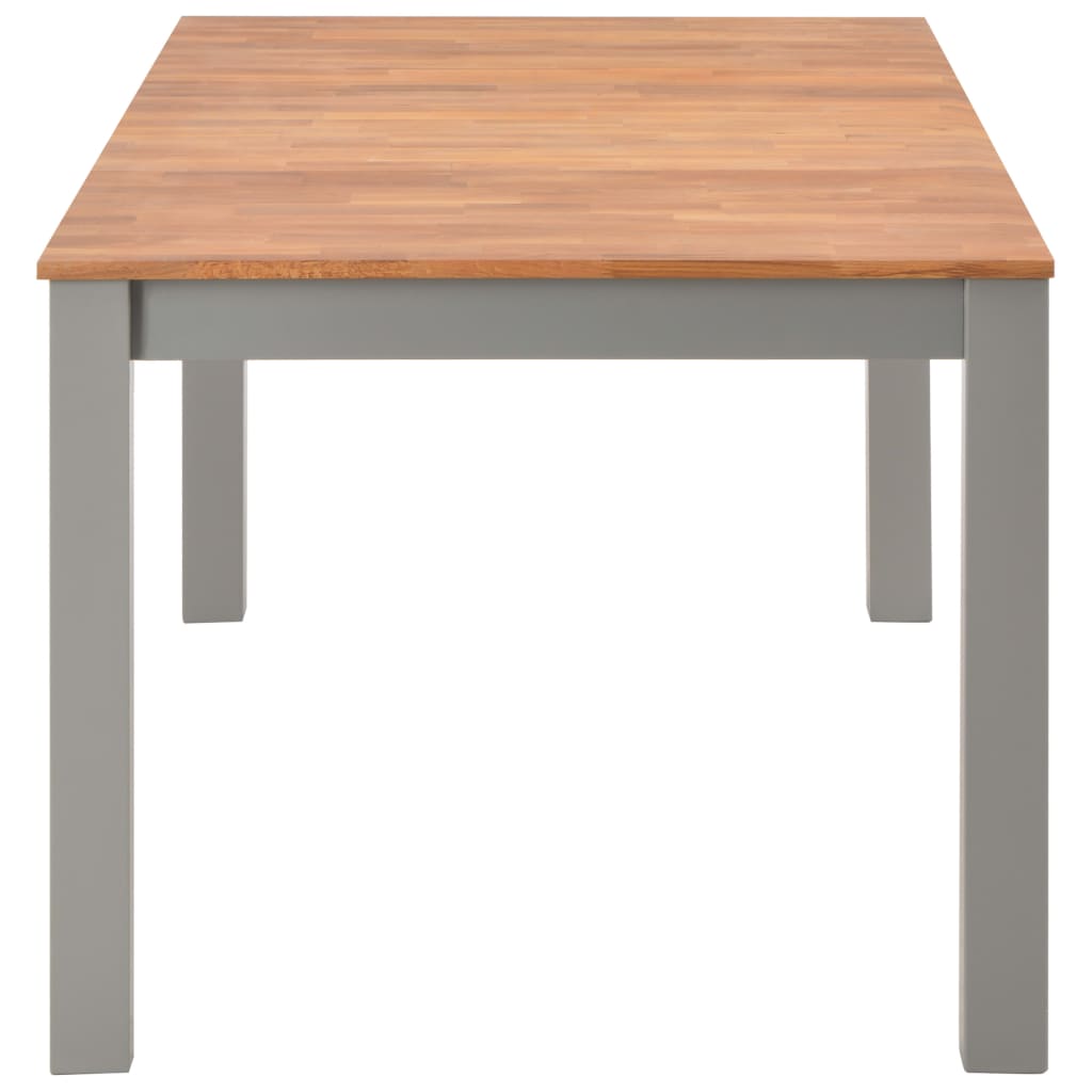 Dining Table 180x90x74 cm Solid Oak Wood