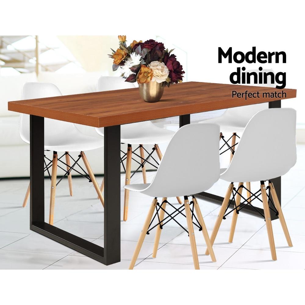 Dining Dining Table 6 Seater Wooden Kitchen Tables Cafe Oak Black