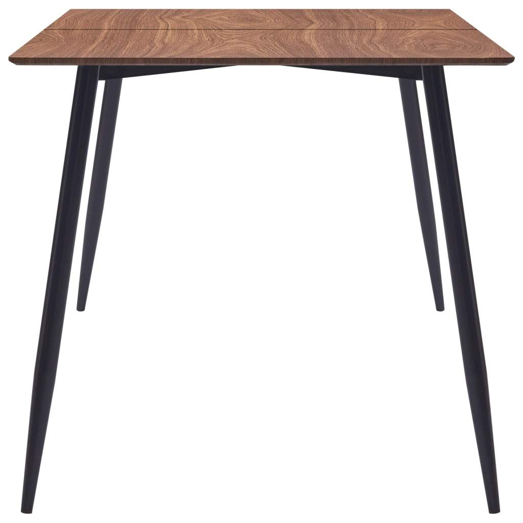 Dining Table Brown 160x80x75 cm MDF