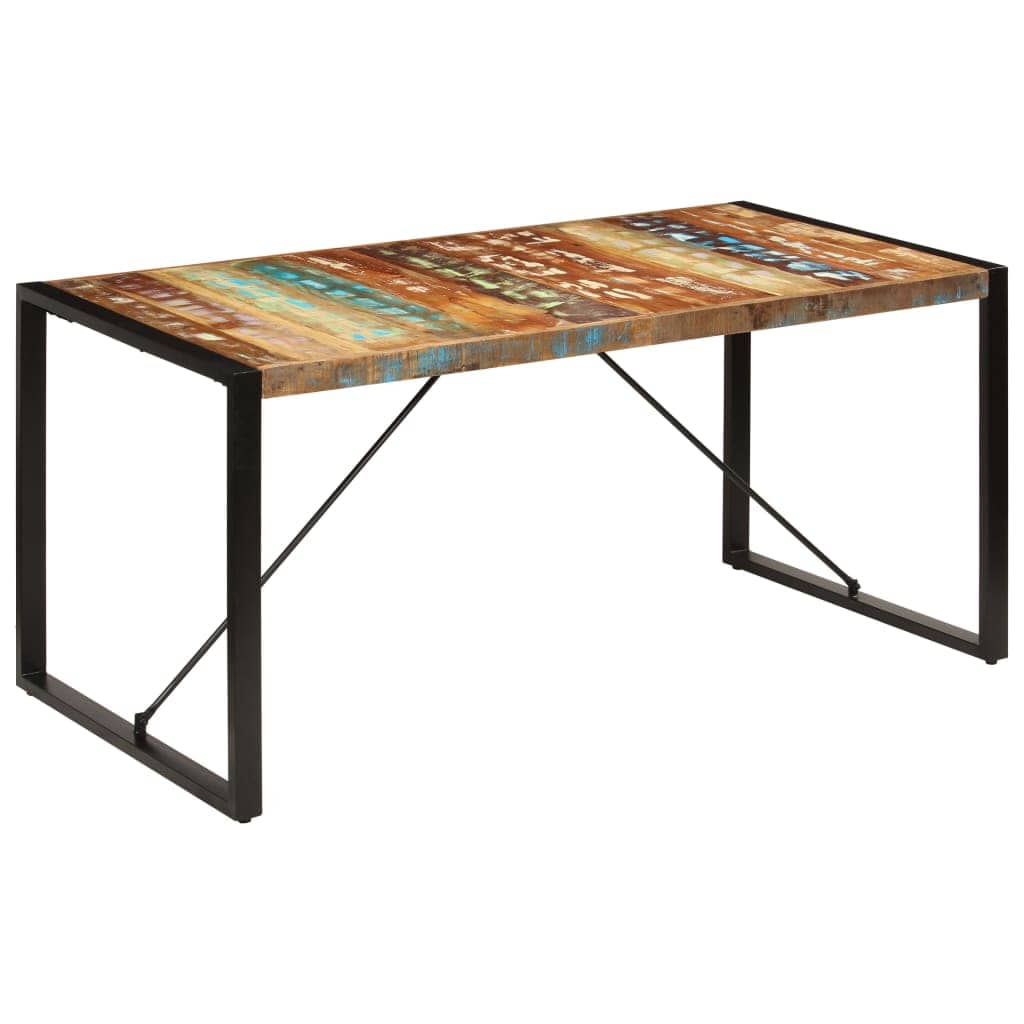 Dining Table Durable Solid Reclaimed Wood