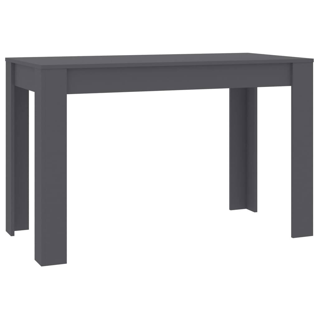Dining Table Grey 120x60x76 cm Chipboard