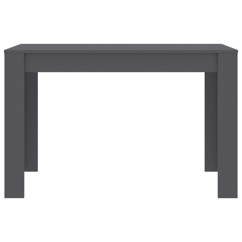 Dining Table Grey 120x60x76 cm Chipboard