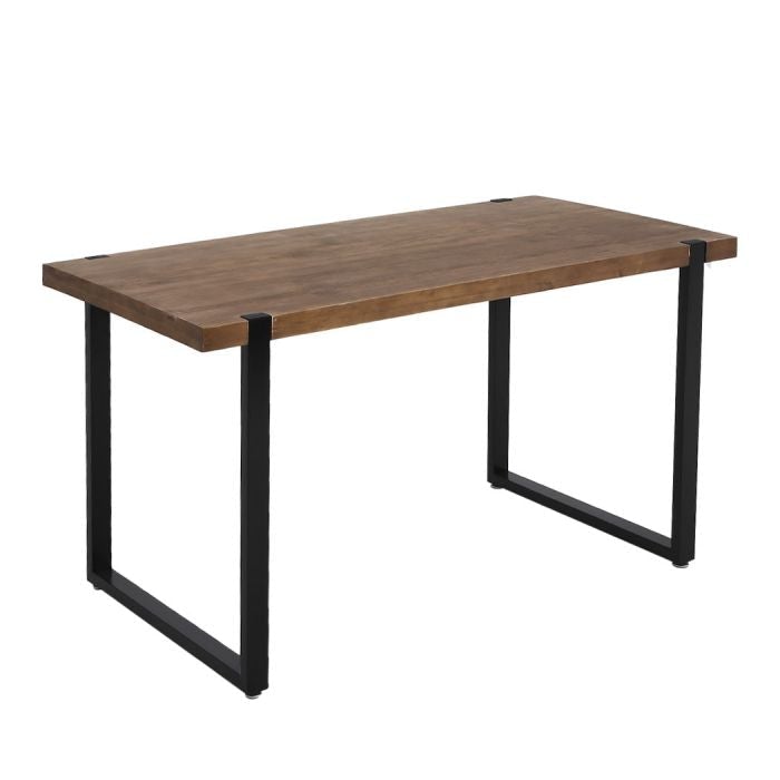 Dining Table Industrial Wooden Metal Kitchen Tables 140cm