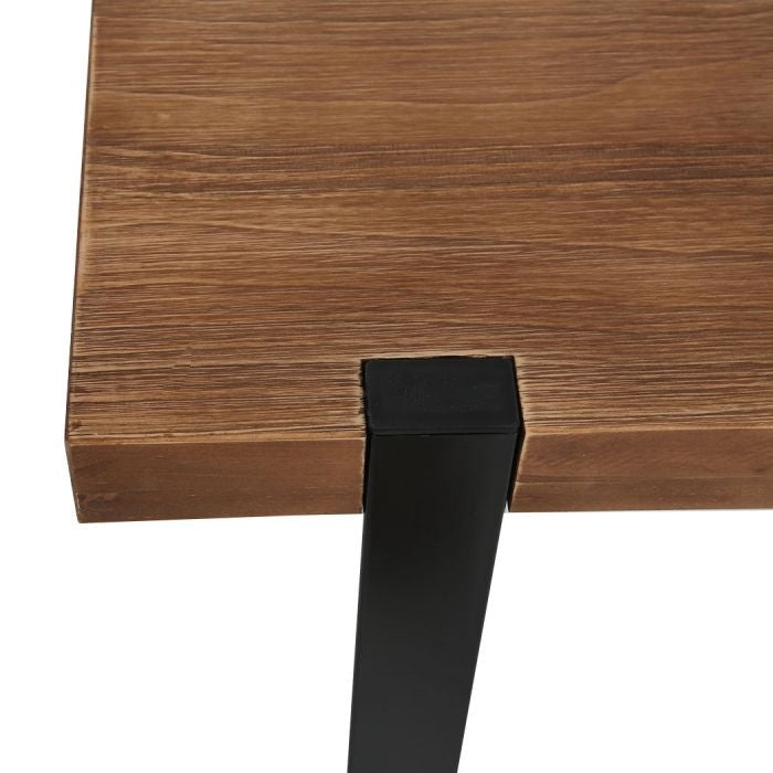 Dining Table Industrial Wooden Metal Kitchen Tables 140cm