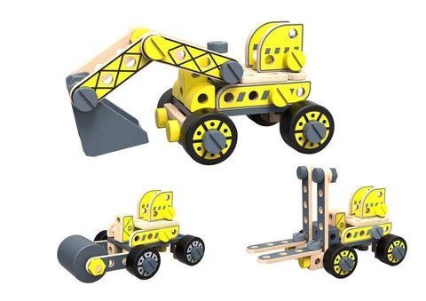 toys for infant Diy Forklift & Excavator