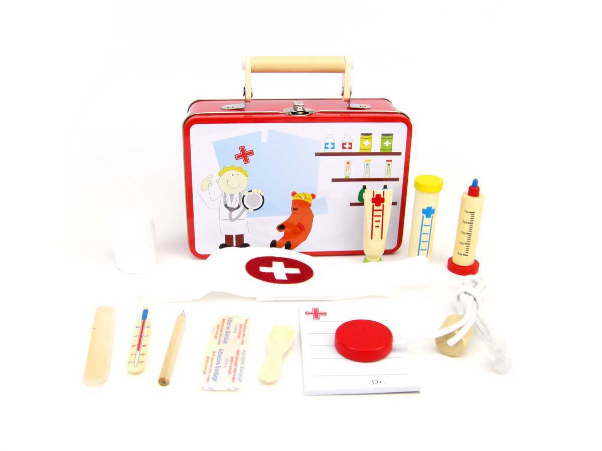 toys for infant Doctor Playset In Tin Case