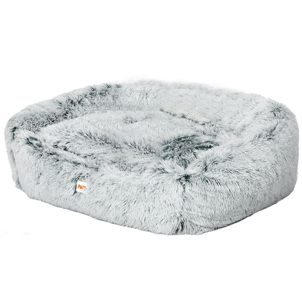 Dog Calming Bed Sleeping Kennel Soft Plush Comfy Memory Foam S