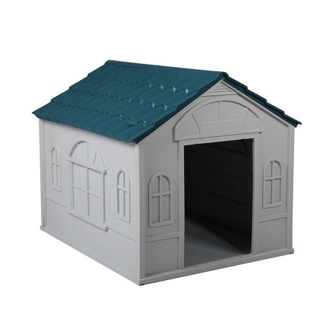 Dog kennel outdoor indoor pet plastic garden house