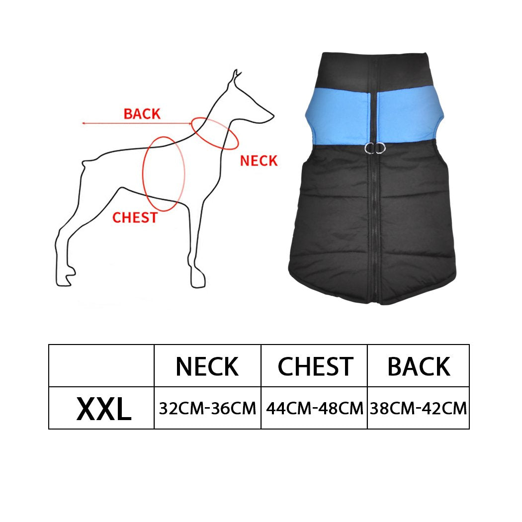 pet products Dog Winter Jacket 2Xl Blue