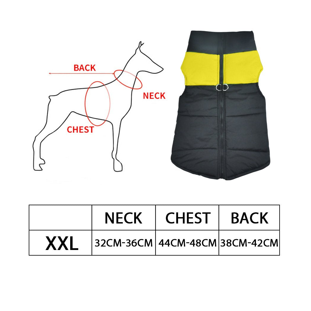 Dog Winter Jacket 2Xl Orange