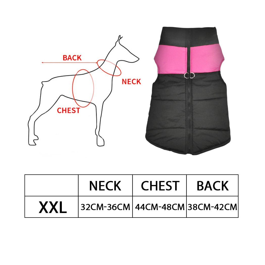 pet products Dog Winter Jacket 2Xl Pink