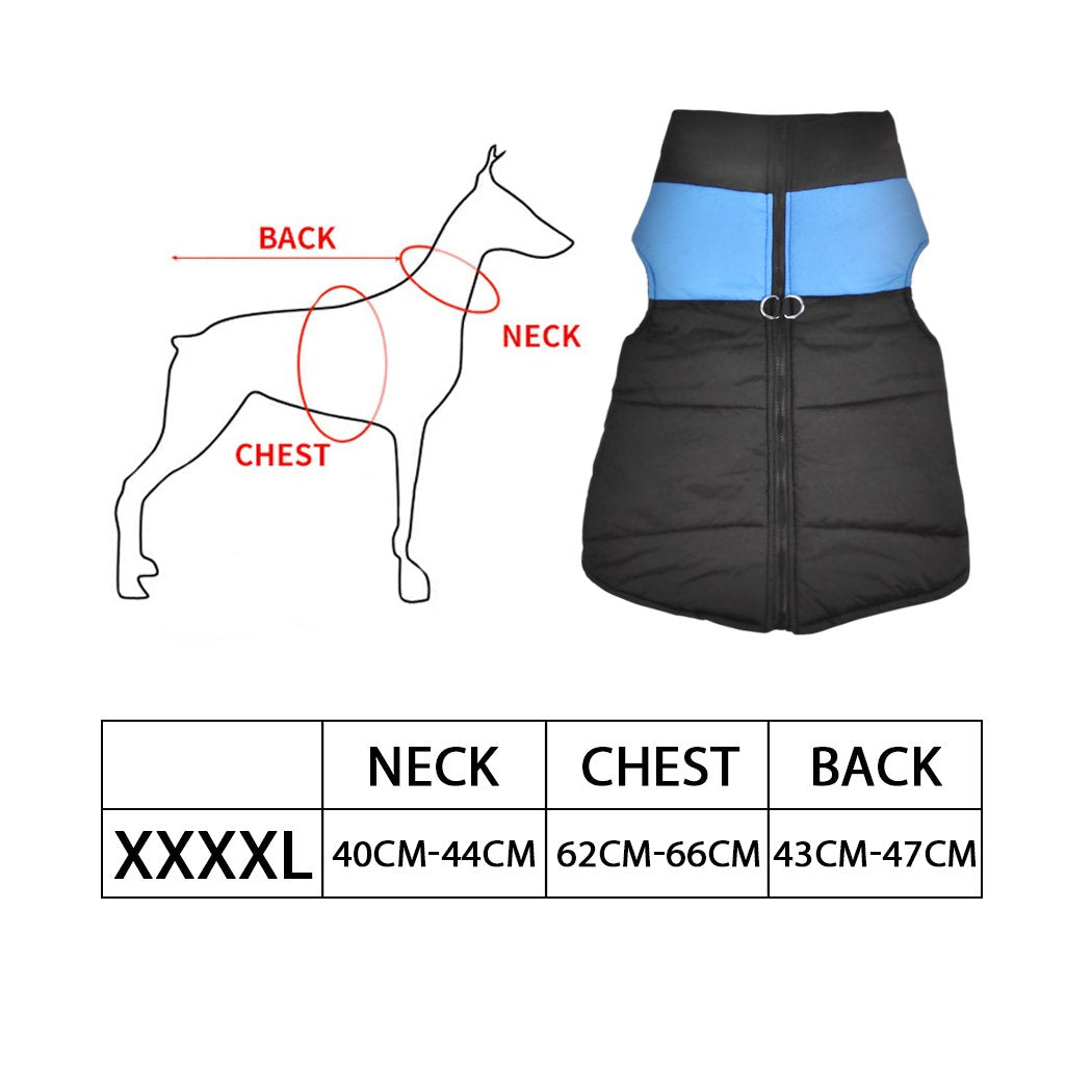 pet products Dog Winter Jacket 4Xl Blue