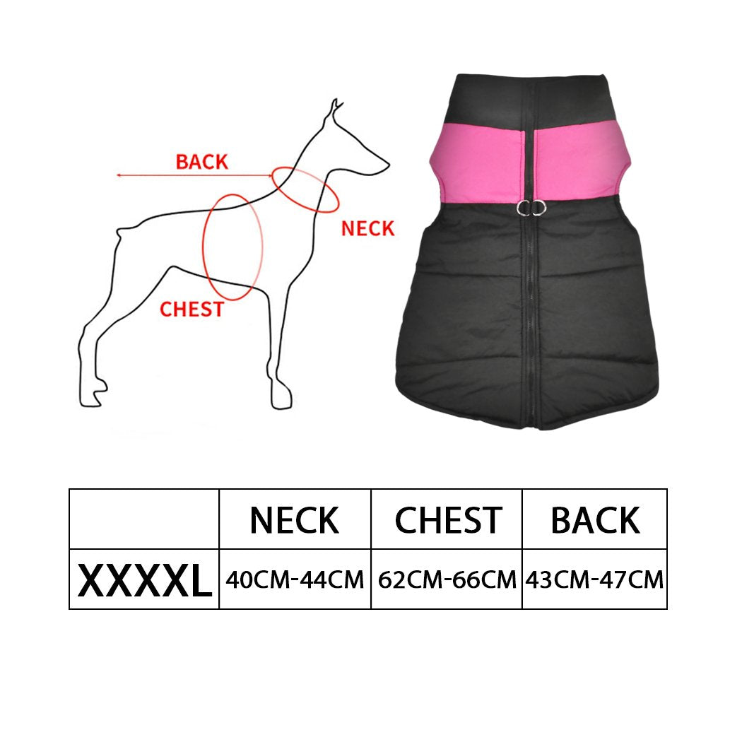 pet products Dog Winter Jacket 4Xl Pink