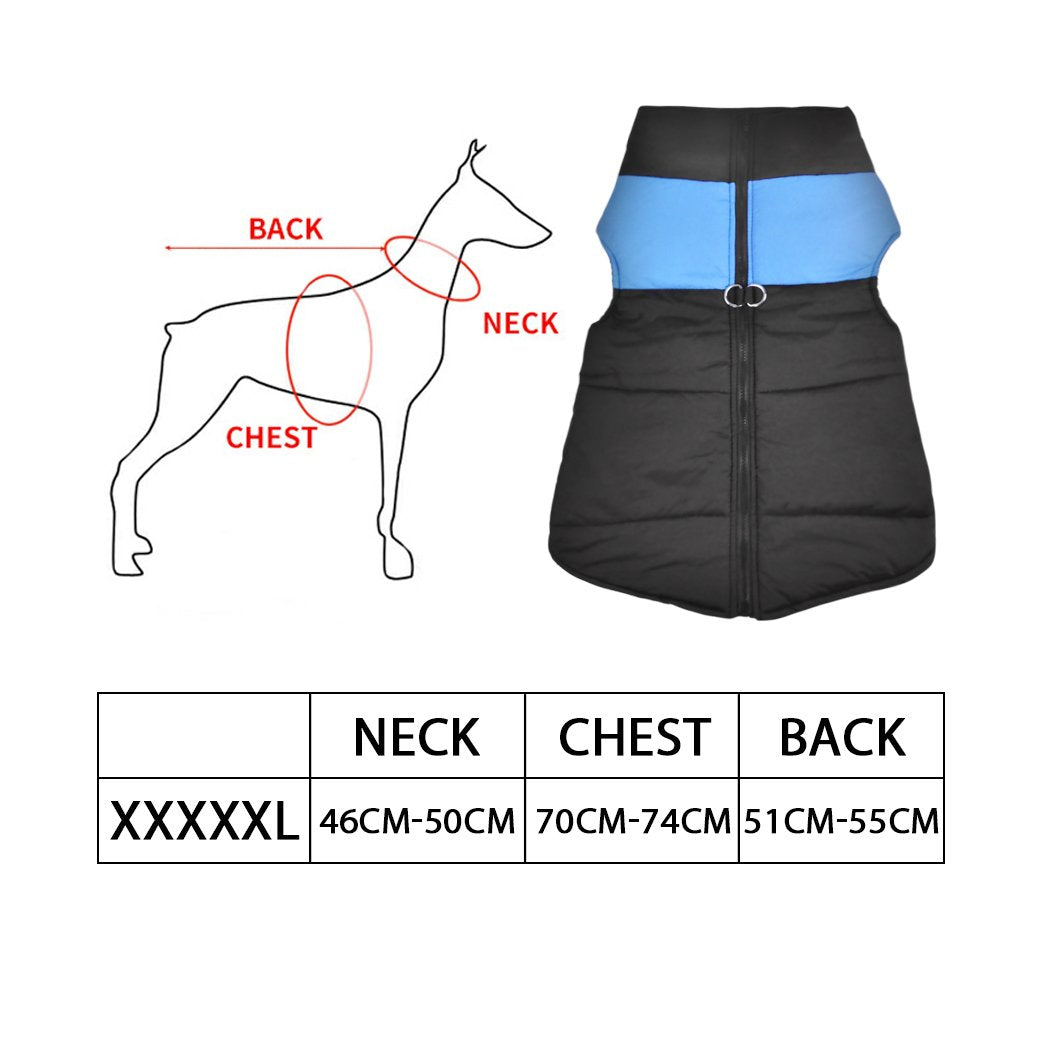 pet products Dog Winter Jacket 5Xl Blue