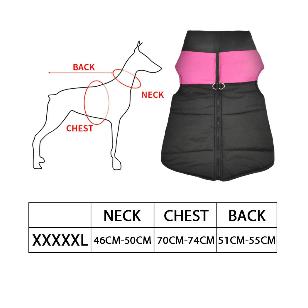 pet products Dog Winter Jacket 5Xl Pink