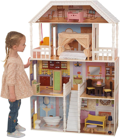 Dollhouse With Furniture For Kids (Model 1